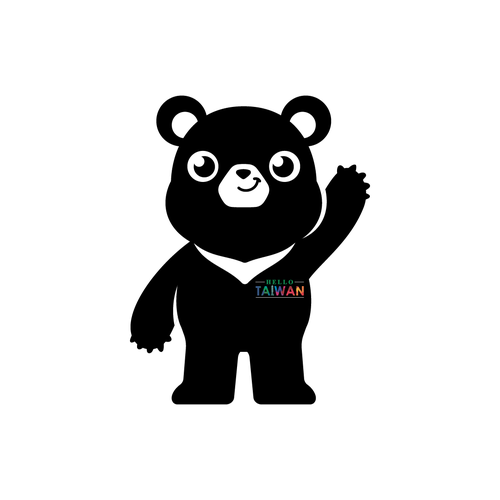 Hello Taiwan Black Bear Design by SiBudi Design