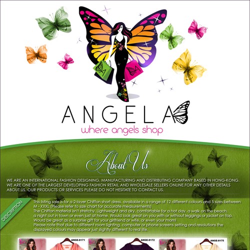 Create the next banner ad for Angela Fashion  Design by adrianz.eu
