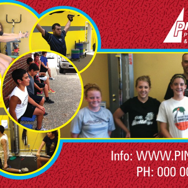 Eye-catchingand creative long flyer for sports performance training