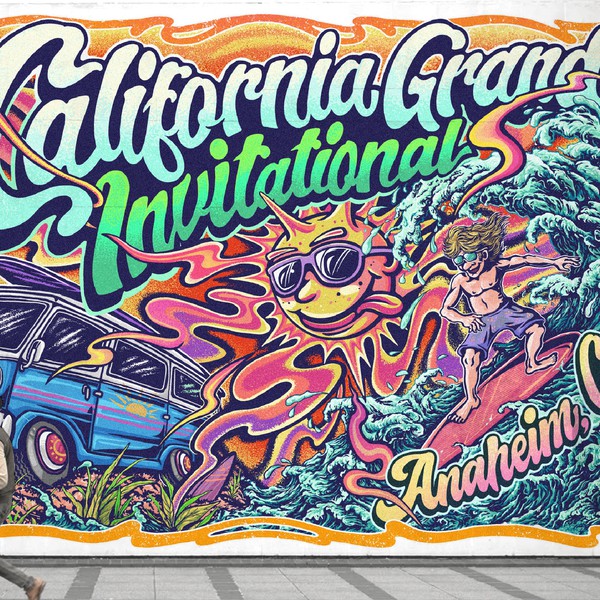 California Grand murall