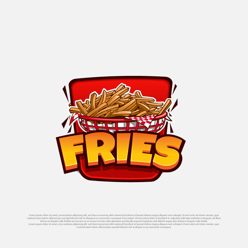 French Fries Restaurant Logo Design by Antonius Agung