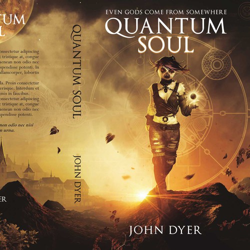 Quantum Soul - A science fiction novel Design von twinartdesign