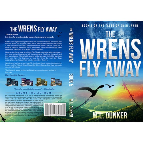 Cover Contest For A Fiction Series The Wrens Fly Away - Book 5 Design por Kareem.S