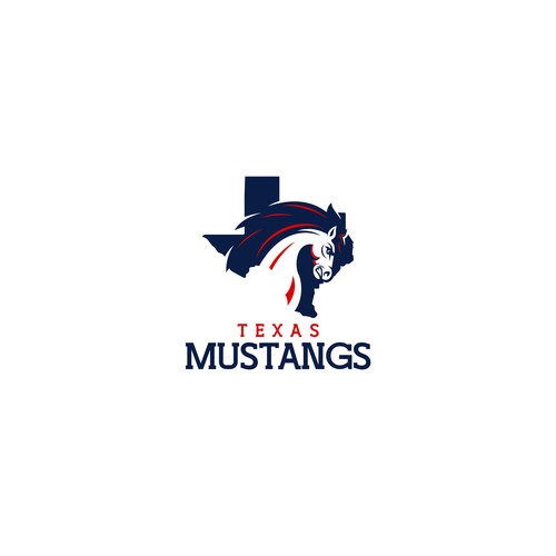 Diseño de Texas Mustangs de dinoDesigns