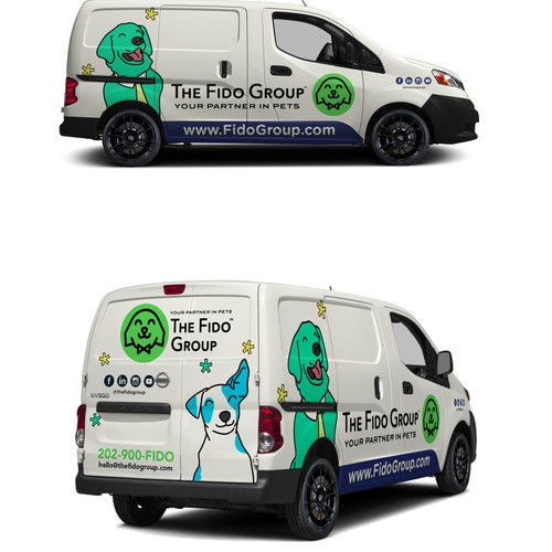 Sleek & simple van wrapping images for Google My Business Design by Priyo