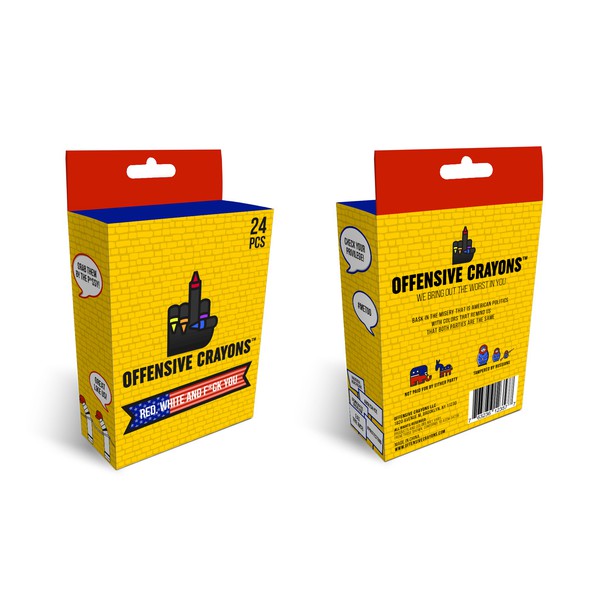 Packaging design for best adult crayons