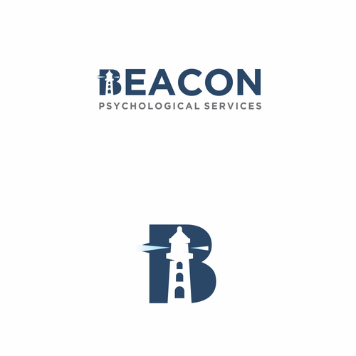 Logo for psychologist private practice providing therapy. Serious but hopeful. Design by Nirvana666