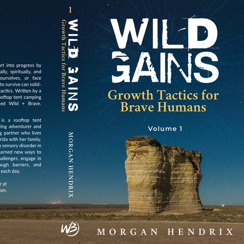 Wild + Brave Book Cover-ontwerp door iMAGIngarCh+