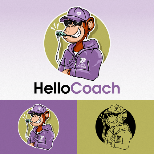 We need a cool, sophisticated ape/monkey - health logo for the future best Coaches (Sport) platform. Design by Evanscrea™