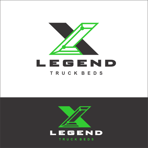 Legend X Truck Bed's Logo Design by Elesense