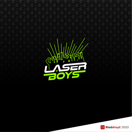 Upbeat logo design for laser-show hire/design company Design by rieddroid.™