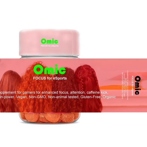 Video Gamer Supplement Label Design Design by filali