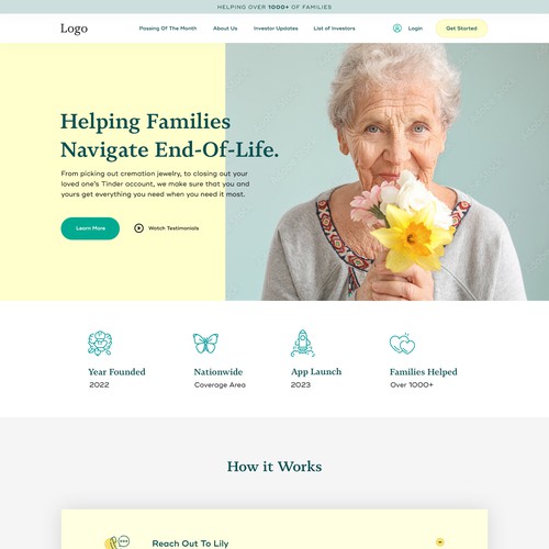 Fake Tech Startup in the Funeral Industry Seeking Website Design Design by Alshimaa Mou