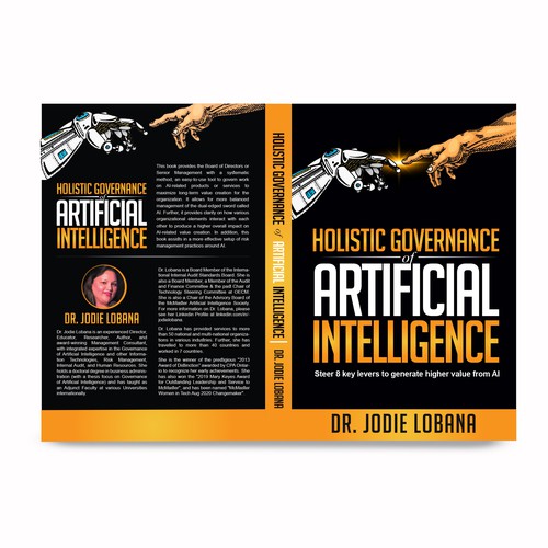 Man and Machine interaction - Book cover needed for Governance of Artificial Intelligence Design von anisha umělec