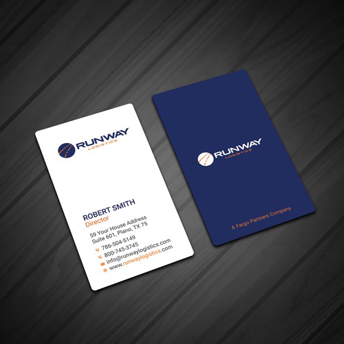 Design di Runway Logistics Business Card di Rskylight