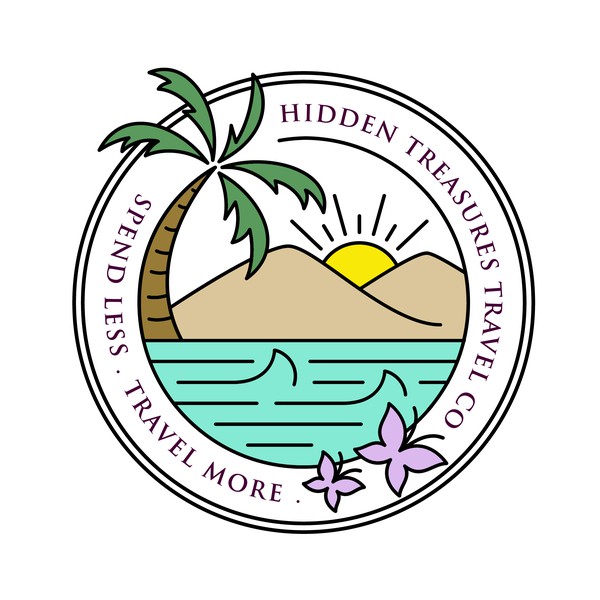 Design by creatifaa titled "HIDDEN TREASURE TRAVEL CO"