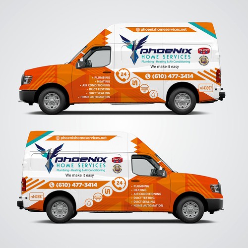 Truck Wrap Design by F O X D E S I G N