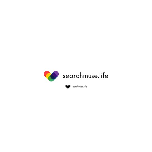 Website logo for search site that helps you care for yourself and live a better life! Design by bdg
