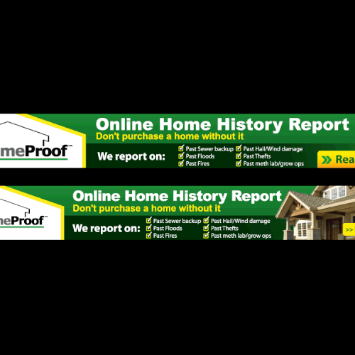 New banner ad wanted for HomeProof Ontwerp door Priyo