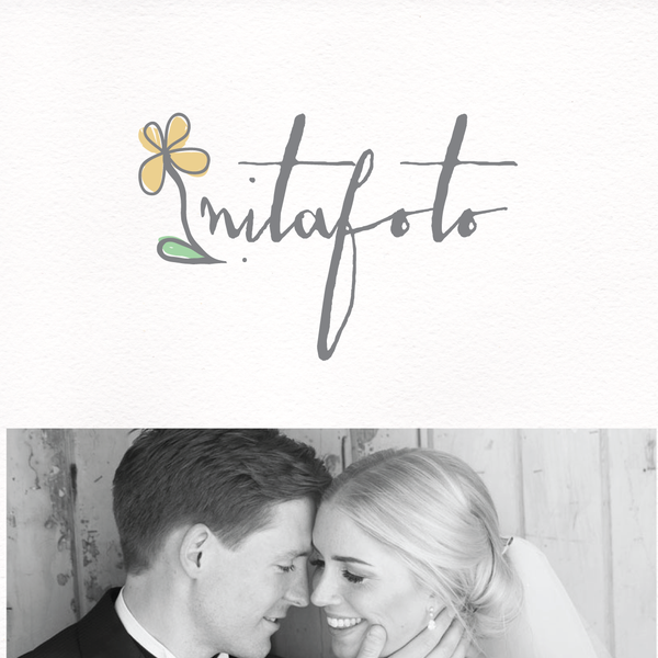 Handdrawn Logo concept for photography