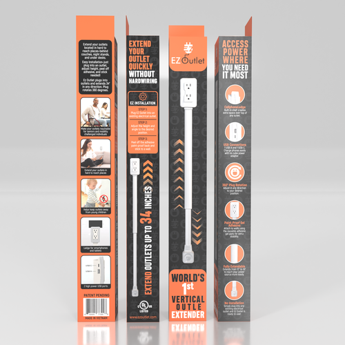 Packaging Design for Electrical Product- additional work for winning designer too Design by Designbaharbd