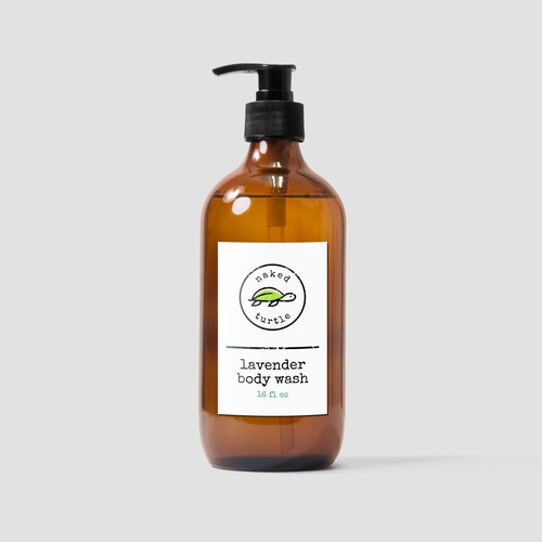 Design a cool logo for a natural body wash, Naked Turtle! Design by gaga vastard