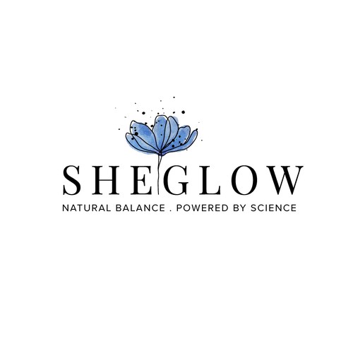 Let's help women glow! Design a beautiful logo for SheGlows Design by QPR