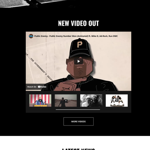 Design a website for artists of a London-based record label. Design by petar.randjelovic