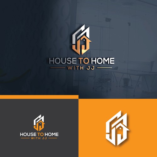 "House to Home with JJ" REAL ESTATE AGENT LOGO!! Design by cre8vpix