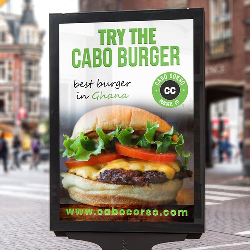 Billboard for Burger Company Design by ☑️ ABDUL HAKIM ✌