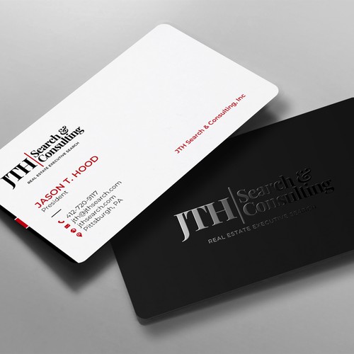 Business Card Design for Executive Search Firm Design by chandrayaan.creative