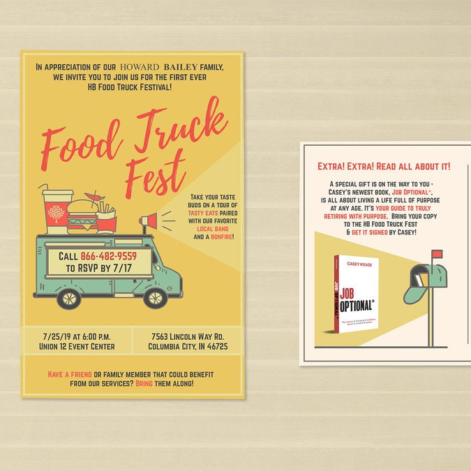 Fun Food Truck Fest Invitation Needed Card Or Invitation