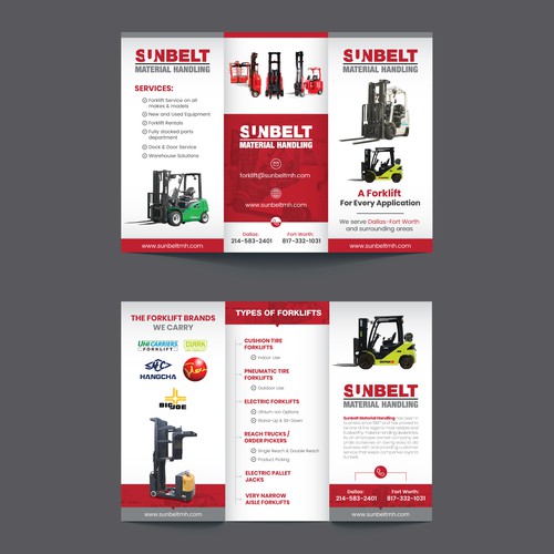 Diseño de We Need A Powerful Brochure For A Forklift Dealership de HF Tushar