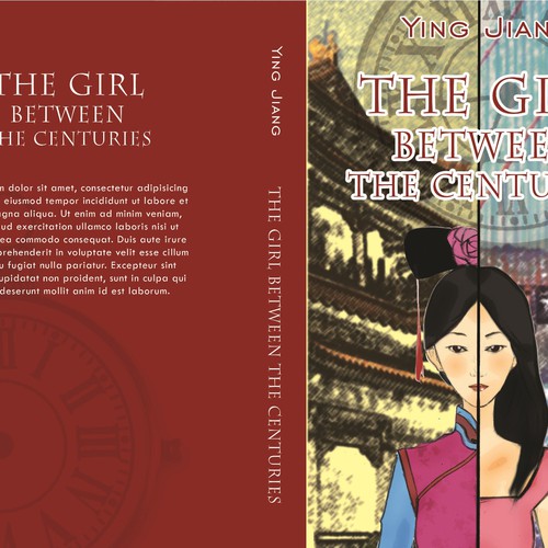 Cover for The Girl Between The Centuries Design by Well.Done