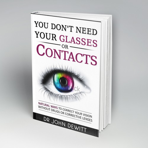 Natural Vision Correction Book Cover! Design by samia7822