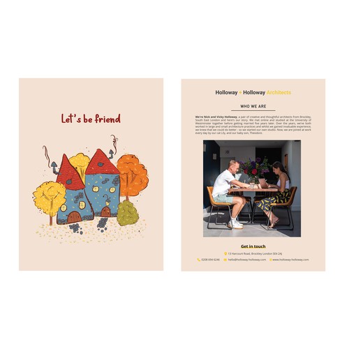 Fun flyer for couple run architecture studio Design by korban