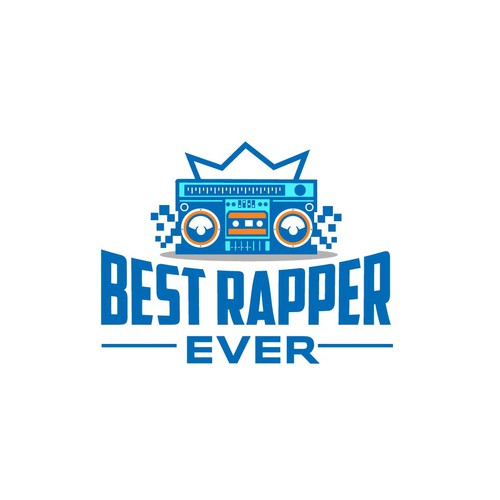 Dope logo for a media publication: Best Rapper Ever - Dissecting rap lyrics using analytics & data Design by bondeng17