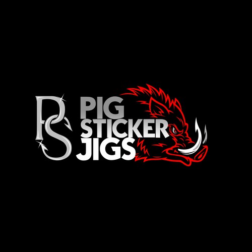 Pig Sticker Jigs/ Fishing Hooks for the Serious Angler. Design by Trafalgar Law