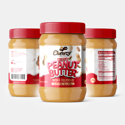 Peanut Butter Label Design by Martil Media