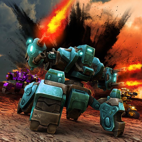 Mobile Robot Game Icon for Google/Apple stores Design von igorart5
