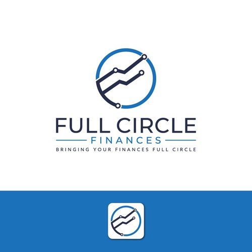 Simple but eye catching Full Circle logo for retirees Design von Unique V Designs