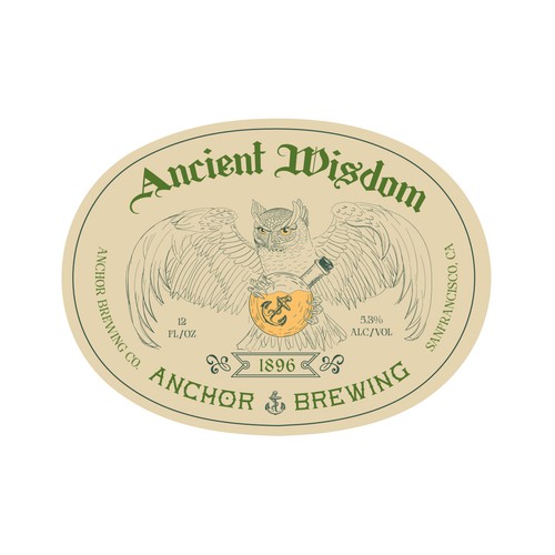 Fun project for America's oldest craft brewery, Anchor Brewing Co.! Design by Kreont™