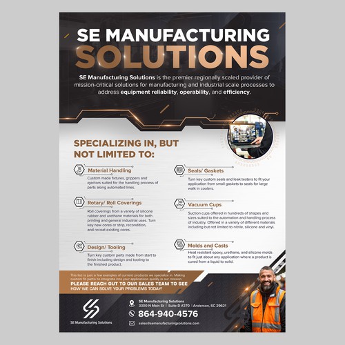 Clean single page line card for potential customers Design by *FBCTechnologies*