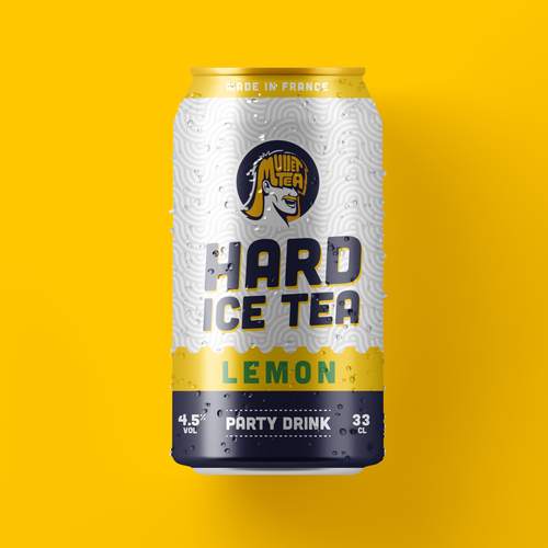 Hard Ice tea Can Design - Be Fun ! Design by DolphinArt