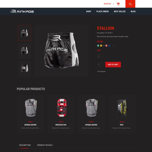 Web page design contest entry by Designersantu