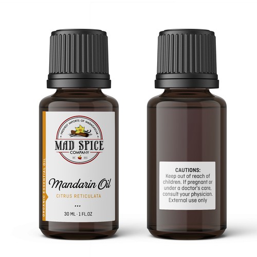 Essential Oil Label Design Design by Krasi Miletieva