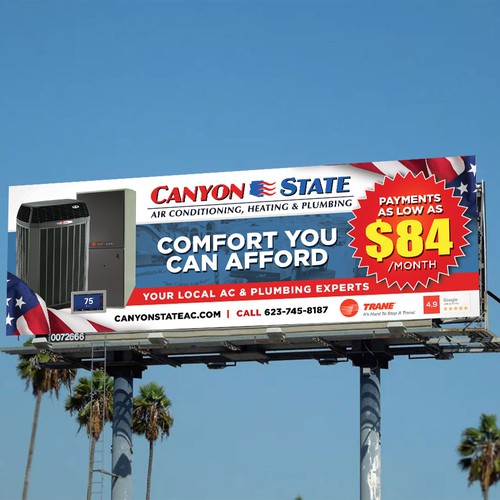 Design An Eye-Catching Billboard For An HVAC Company Design by pafofo99