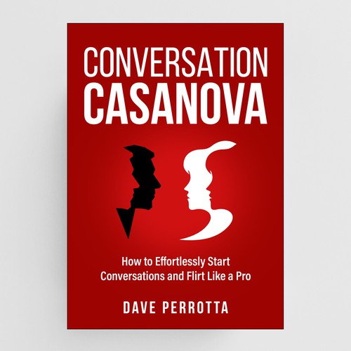 Powerful book cover for a top dating advice book for men Design by Aziel Design