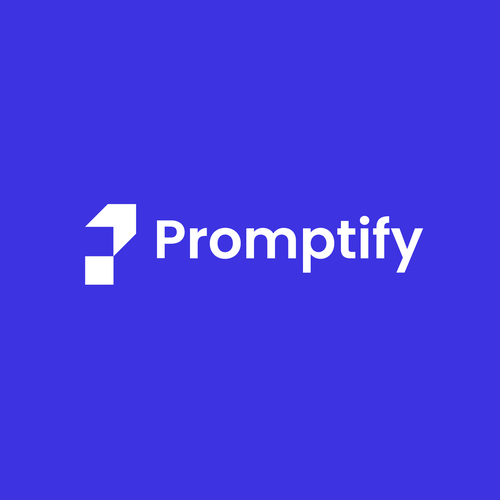 Modern, Simple and Sleek Logo for Promptify.com Design by logorilla™