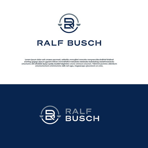 Ralf Busch Logo for Letter and Business Card Design réalisé par Pepe Delgado